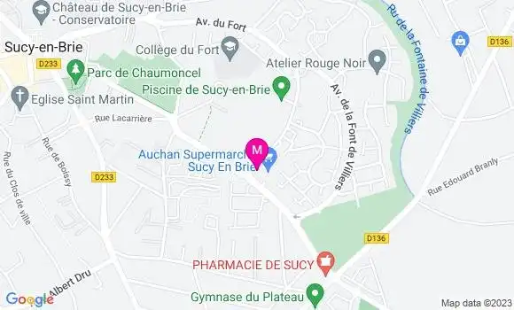 Localisation Le Bistrot du Fort