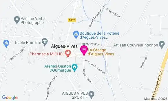 Localisation Restaurant  La Grange d
