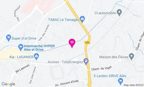 Localisation Restaurant Bar L