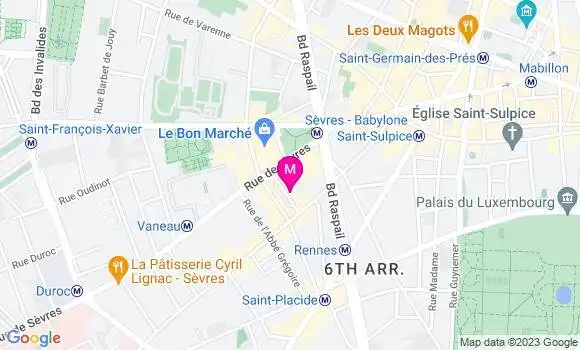 Localisation Restaurant  L