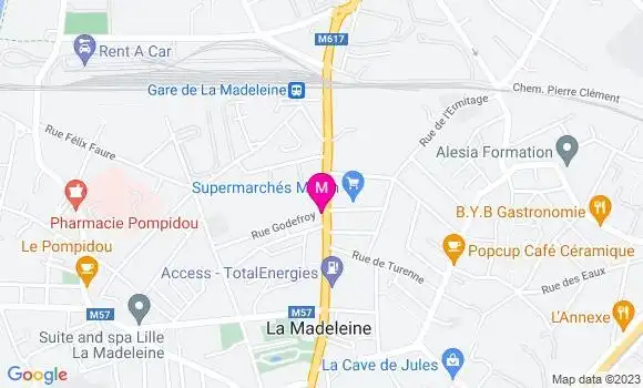 Localisation Restaurant  La Maniguette