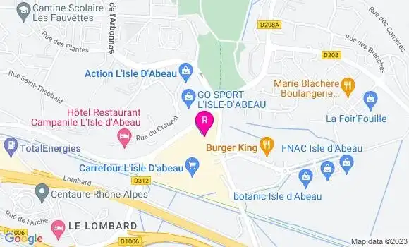Localisation Brasserie La Paix