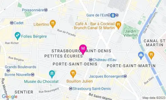 Localisation Restaurant  Le Mondial