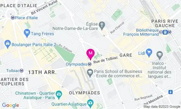 Localisation Restaurant  La Marquise