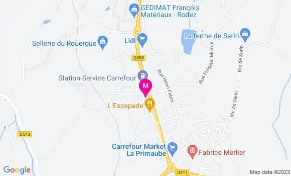 Localisation Restaurant  L