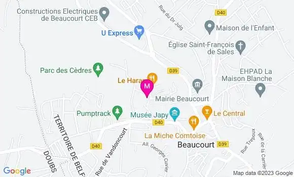 Localisation Restaurant  Le Haras