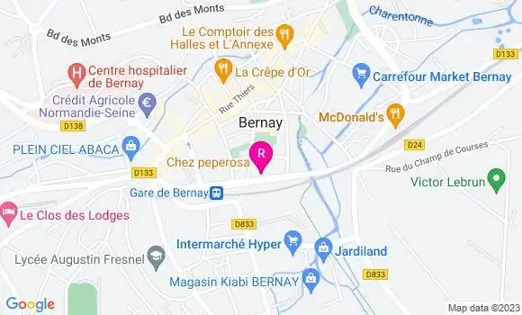 Localisation Restaurant  Chez Peperosa