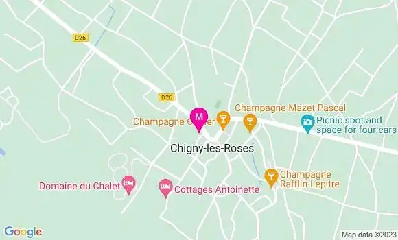 Localisation Restaurant  Couvert de Vignes
