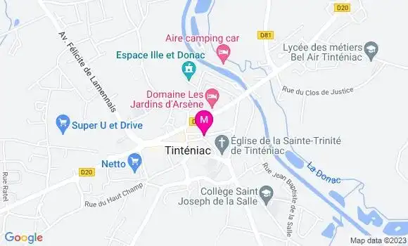 Localisation Restaurant Bar L