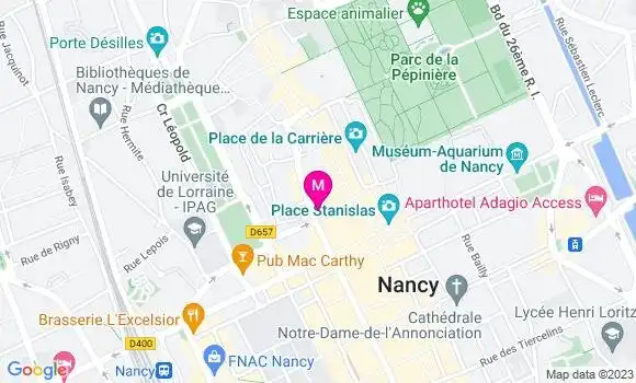 Localisation Restaurant  Les Fils à Maman