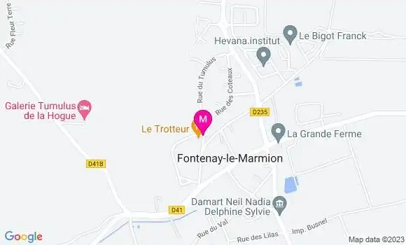 Localisation Restaurant  Le Trotteur