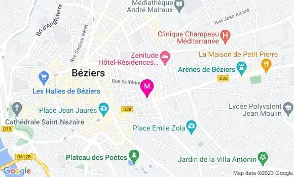 Localisation Restaurant Africain O