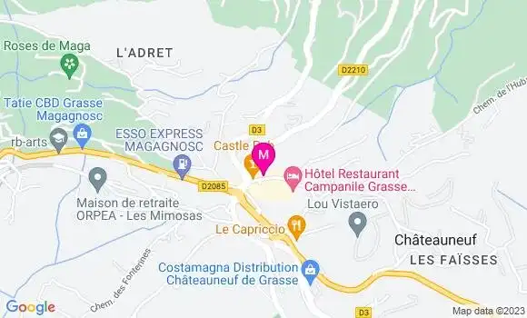 Localisation Restaurant  Le Petit Cabanon