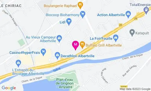Localisation Restaurant  Le Local du Bocal