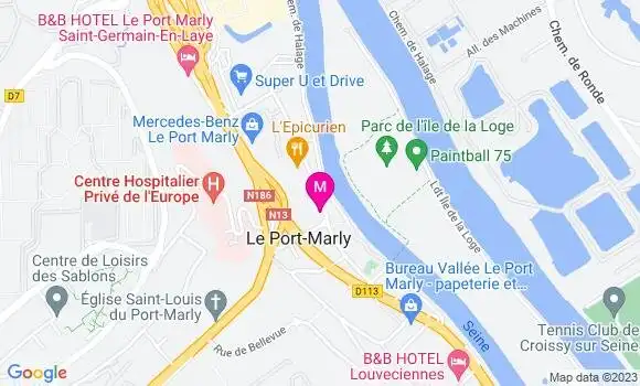 Localisation Restaurant  Le Porc Marly