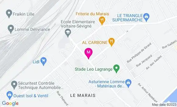 Localisation Brasserie Ananda Délice