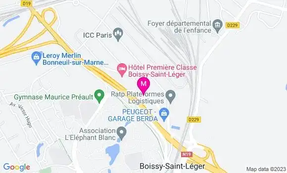 Localisation Restaurant Grill Courtepaille