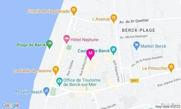 Localisation Brasserie Le Carnot