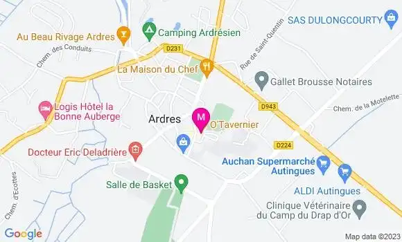 Localisation Restaurant  O