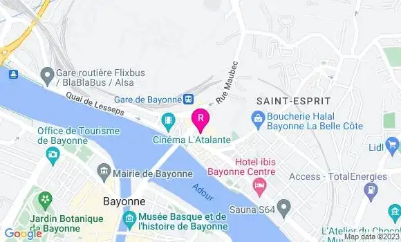 Localisation Brasserie La Fontaine