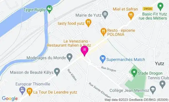 Localisation Restaurant Italien Le Veneziano