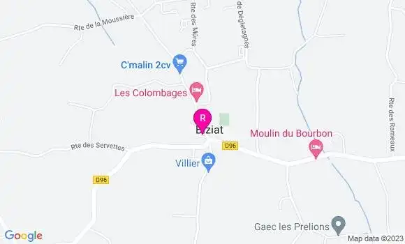 Localisation Restaurant  Le Galochard