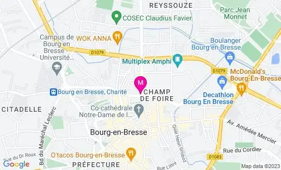 Localisation Restaurant Bar Hopper Bourg