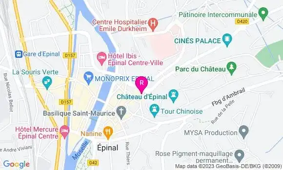 Localisation Restaurant  Le Royal Madras
