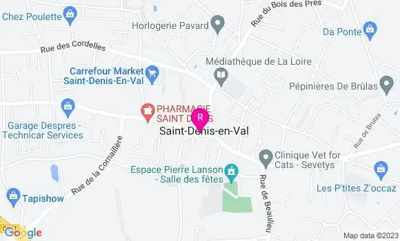 Localisation Restaurant  L