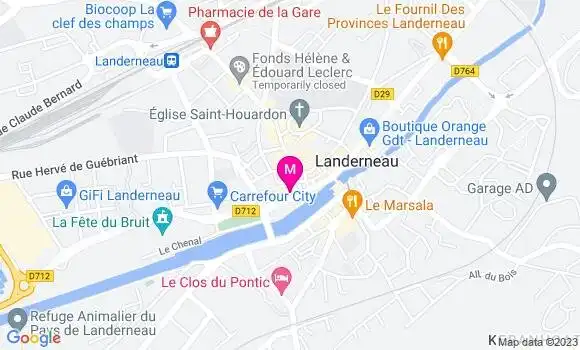 Localisation Restaurant  Le Double V