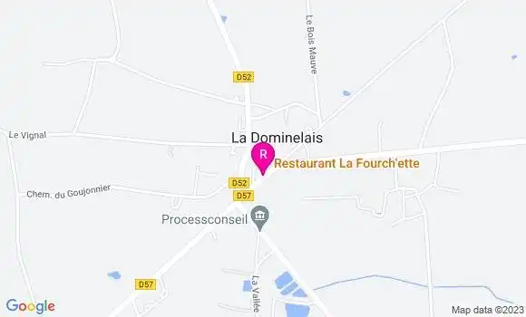 Localisation Restaurant  La Fourch