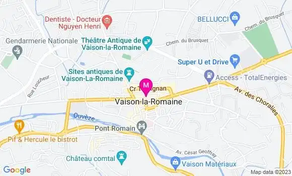 Localisation Restaurant  Chez Jacotte