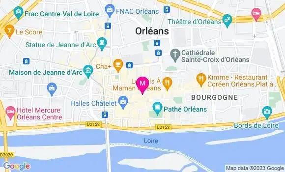 Localisation Restaurant Bar Le Orléans