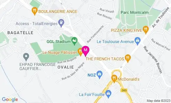 Localisation Restaurant  Eden Food