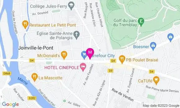 Localisation Restaurant Italien Casa Amici