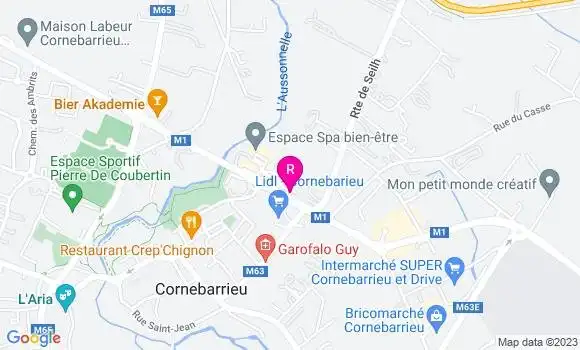 Localisation Pizzeria Bocca Di Bacco