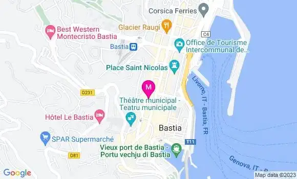 Localisation Restaurant  L