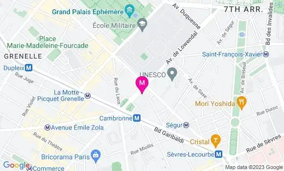 Localisation Restaurant Italien Le Sept Quinze