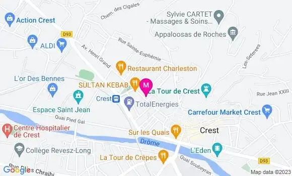 Localisation Restaurant  Le Bon Temps