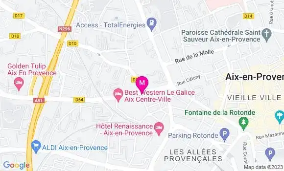 Localisation Restaurant Bar Bar des Minimes