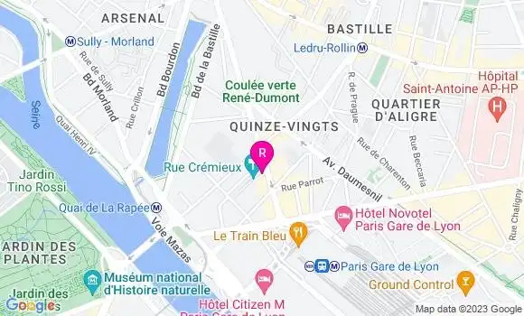 Localisation Restaurant  L