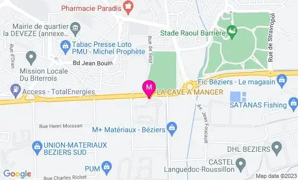 Localisation Restaurant  La Cave a Manger