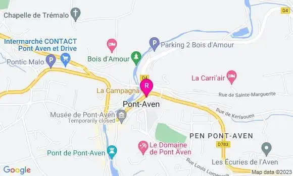Localisation Restaurant  La Campagna