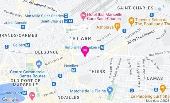 Localisation Pizzeria Pizza Gambetta