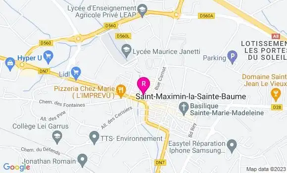 Localisation Restaurant  L