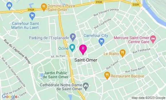 Localisation Restaurant  Le Café du Théâtre
