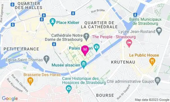 Localisation Restaurant Alsacien Au Bon Vivant