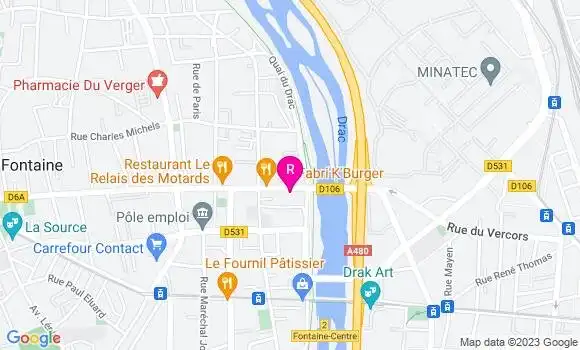 Localisation Restaurant  Chez Caty