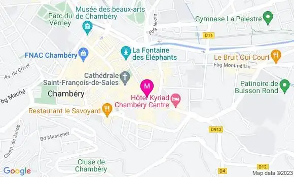 Localisation Café le Flore