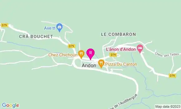 Localisation Restaurant  La P
